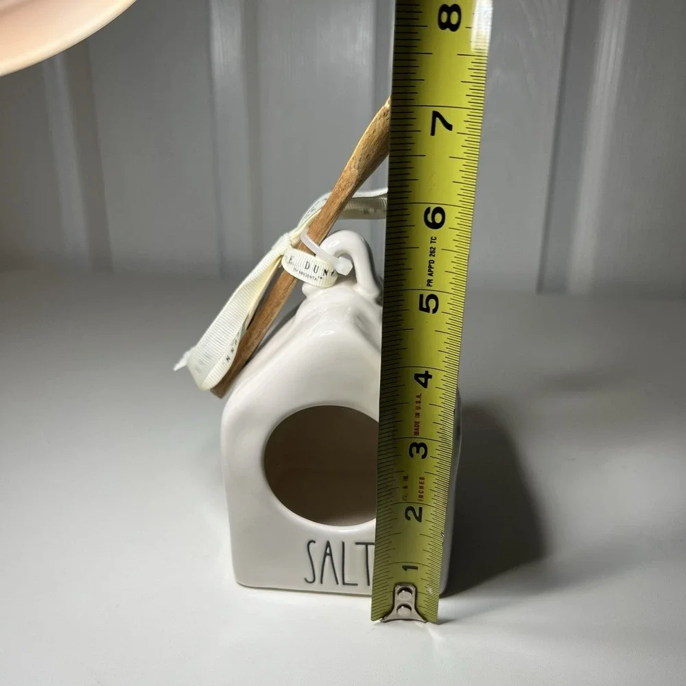 Rae Dunn Salt Cellar Bird House w/Spoon New/Never Used!!  See‎ Pics!!